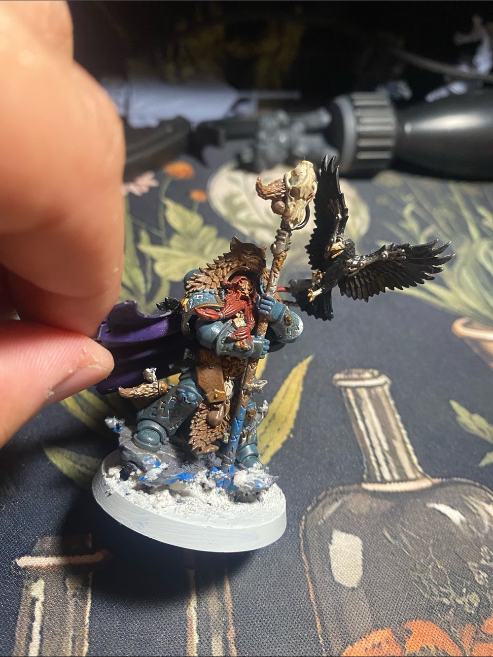 Warhammer 40K Njal Stormcaller -painted